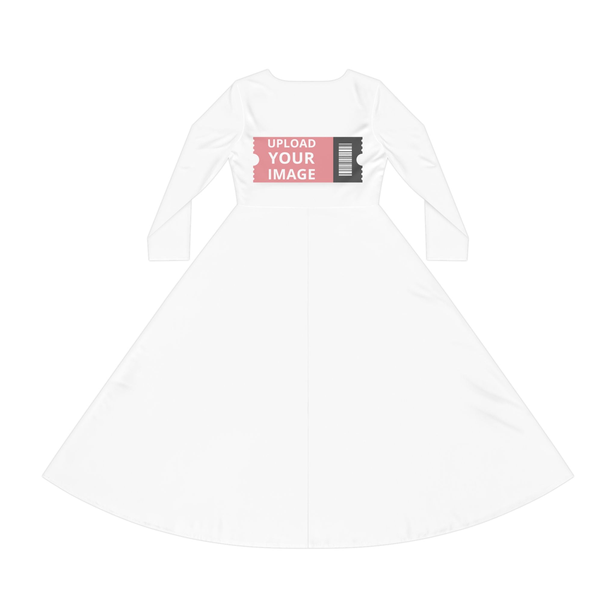 Customizable Women's Long Sleeve Dance Dress - Perfect for Recitals and Celebrations