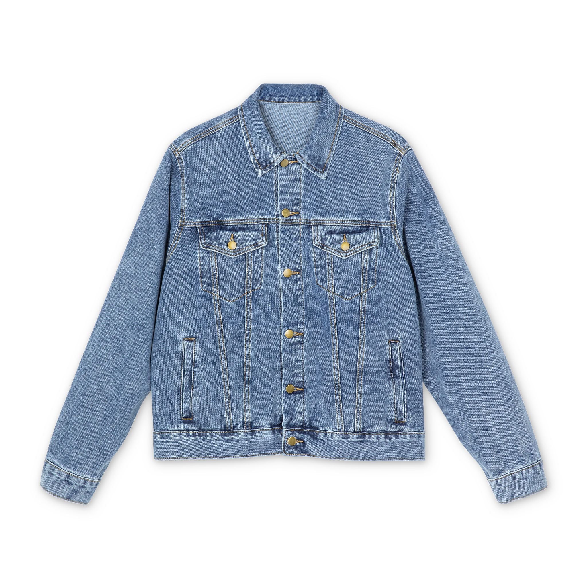 Customizable Men's Denim Jacket - Design Your Own Style