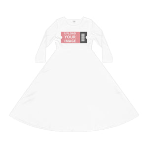 Customizable Women's Long Sleeve Dance Dress - Perfect for Recitals and Celebrations